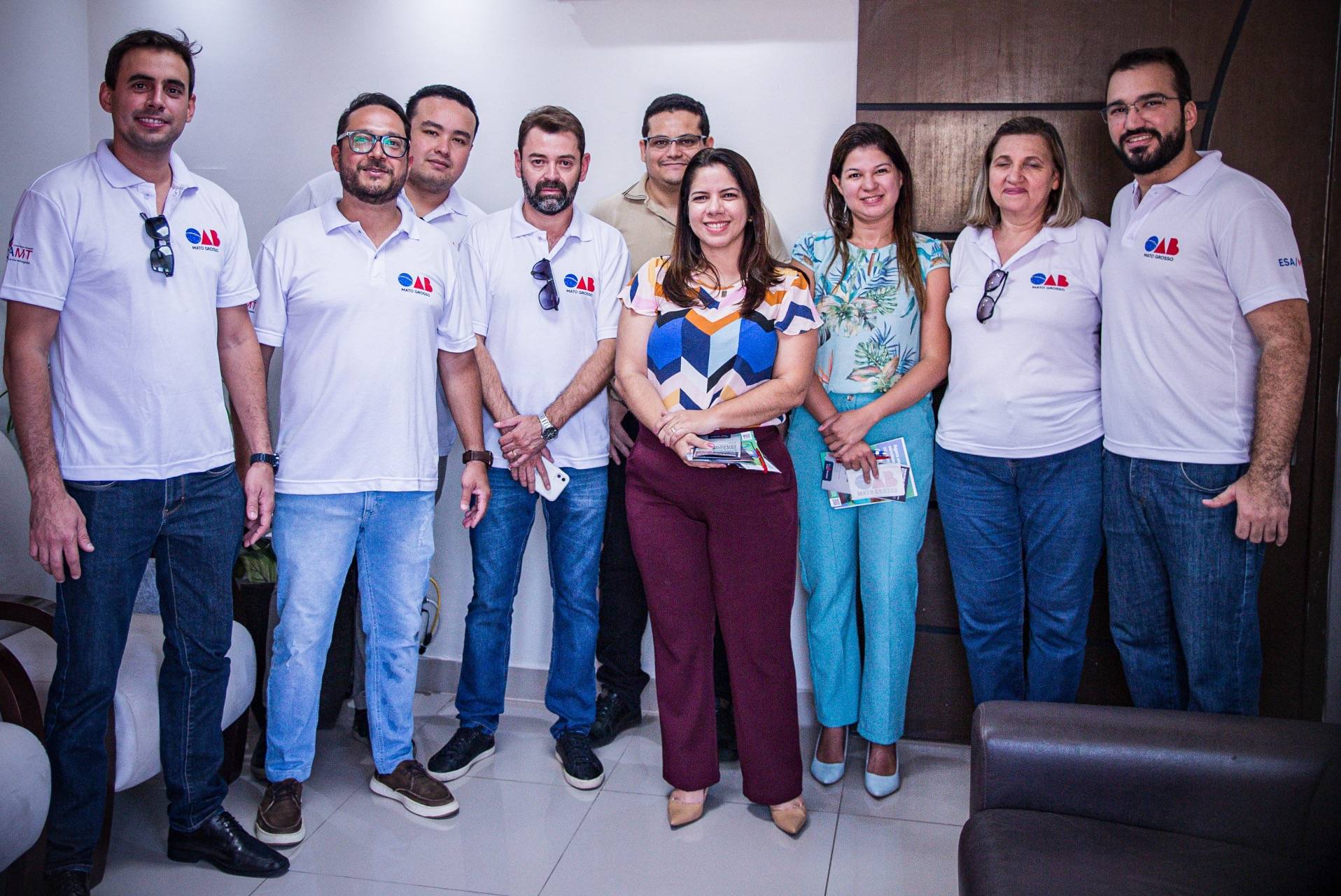 Diretores da CAA-MT visitam escritórios em Várzea Grande