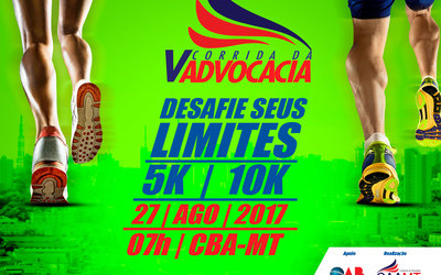 Inscrições para V Corrida da Advocacia terminam próximo dia 15 de agosto