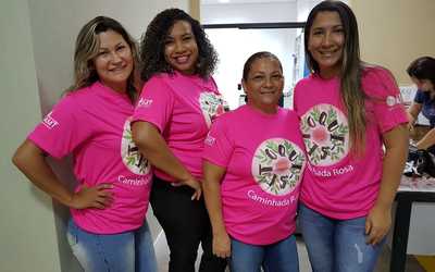 Segundo lote de camisetas da Caminhada Rosa está à venda