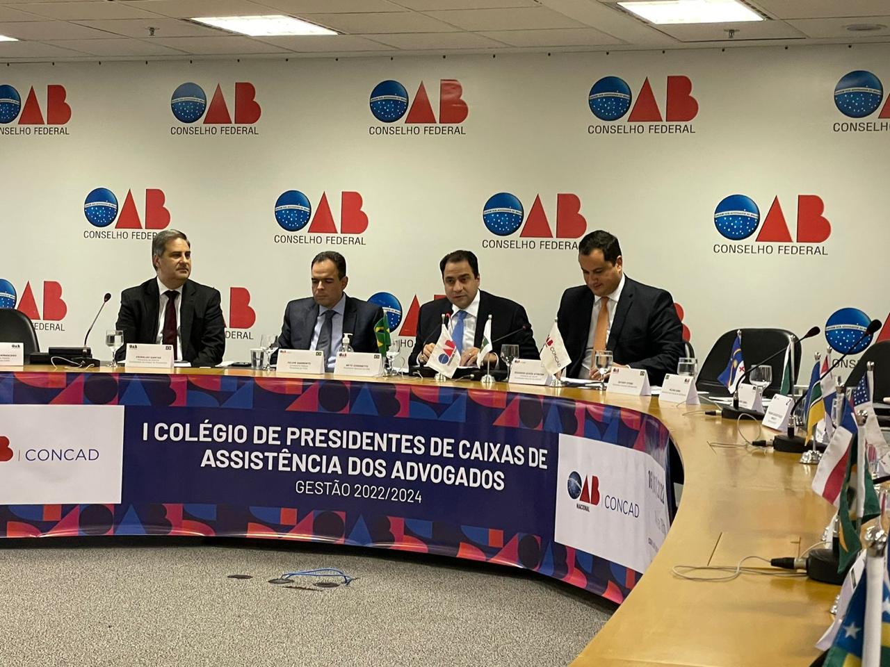 Itallo Leite participa do I Colégio de Presidentes de Caixas de Assistência dos Advogados