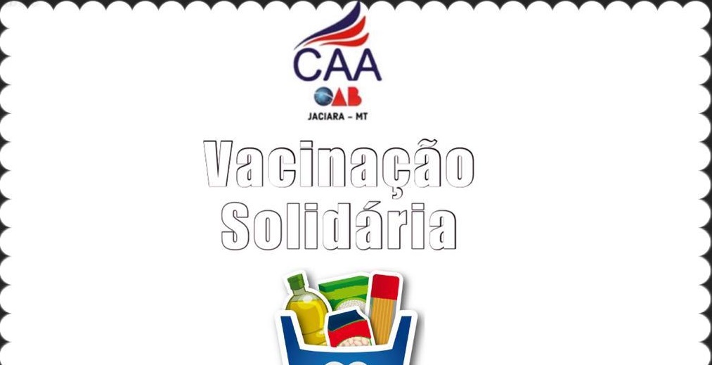 Vacinação Solidária arrecada alimentos em Jaciara