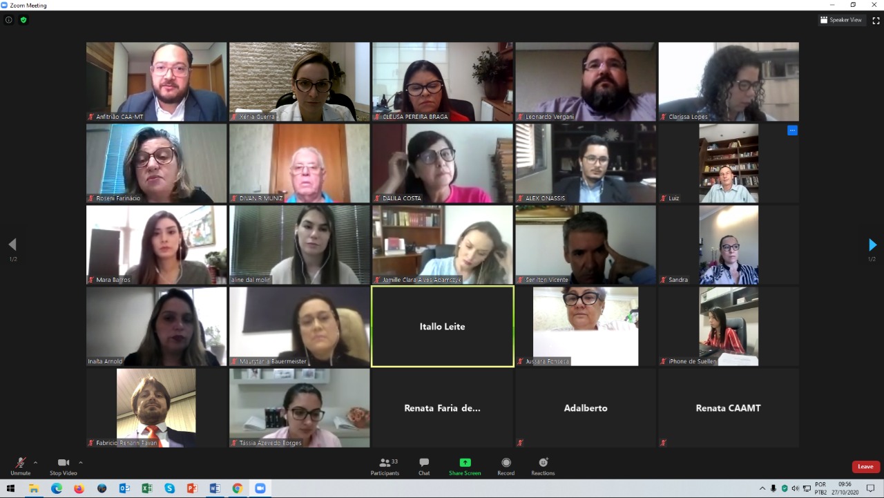 CAA/MT realiza III Colégio de Delegados(as) em versão online