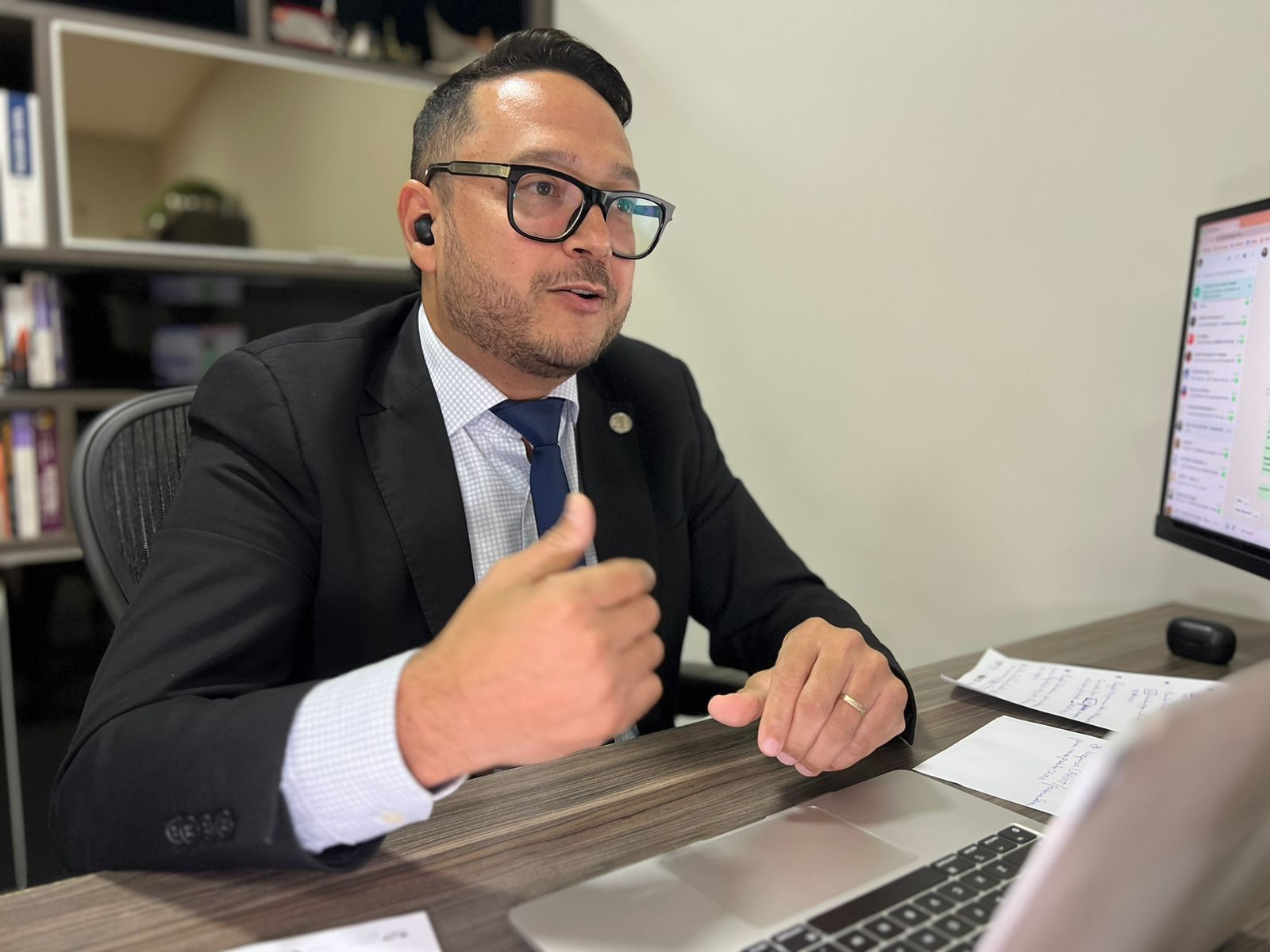 Desafios e obstáculos da advocacia são abordados pelo presidente da CAA/MT em live